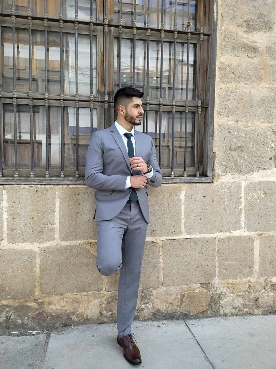 Terno Gris Oxford
